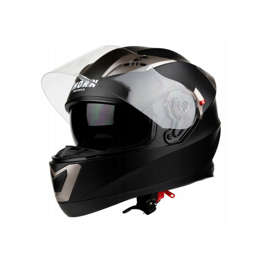 Kask motocyklowy HORN H829 + Blenda Horn Helmets Bezpieczne kaski