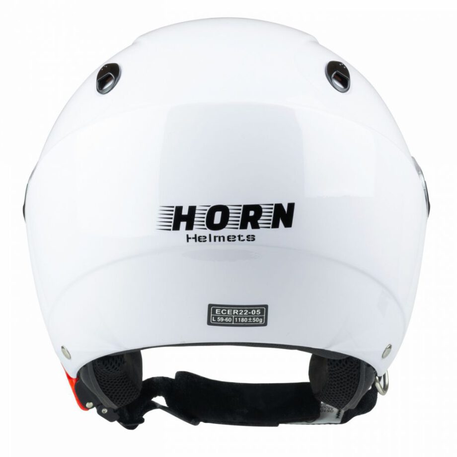 Kask HORN JET H617 BIAŁY Horn Helmets Bezpieczne kaski motocyklowe