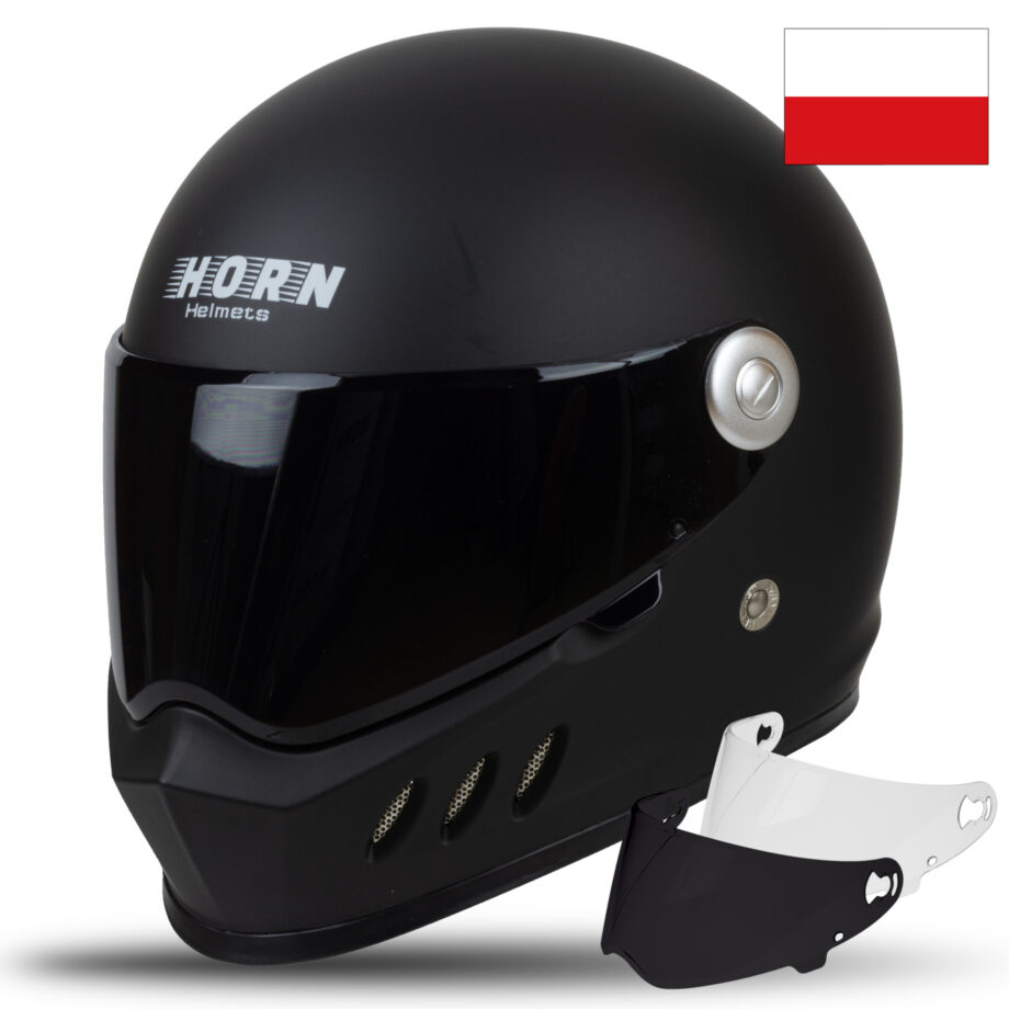 Kask motocyklowy HORN H831 +Szyba (Kopia) Horn Helmets Bezpieczne